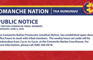 Tribal Court Prosecutor Offers Open-Door Hours 