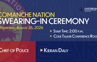 Swearing-In Ceromony - Chief of Police