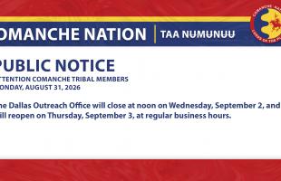 Dallas Outreach Office, Noon Closure 8.2.26