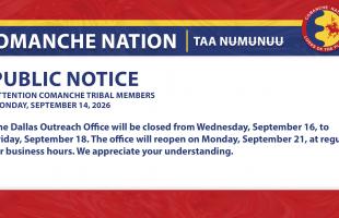 Dallas Outreach Office Closure 9.16.26