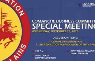 CBC Special Meeting 9.23.26